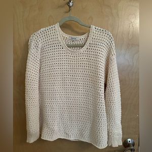 Madewell Open Stitch Austen Knit Pullover Sweater